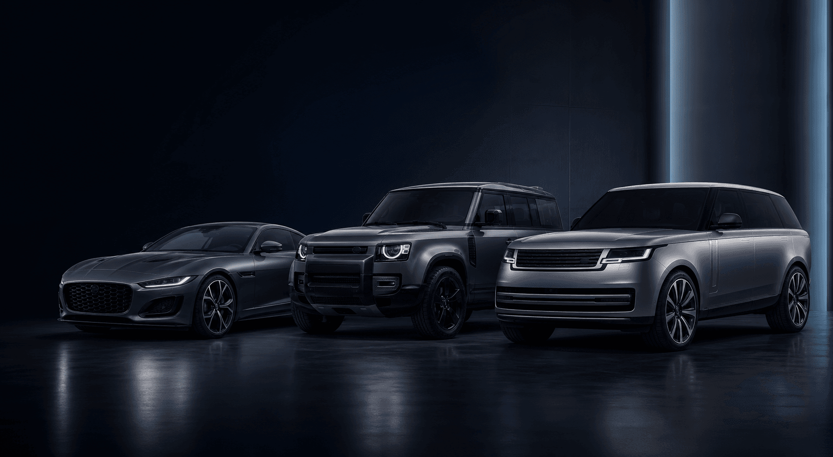 Popular Jaguar, Land Rover, and Range Rover vehicles for genuine parts sourcing