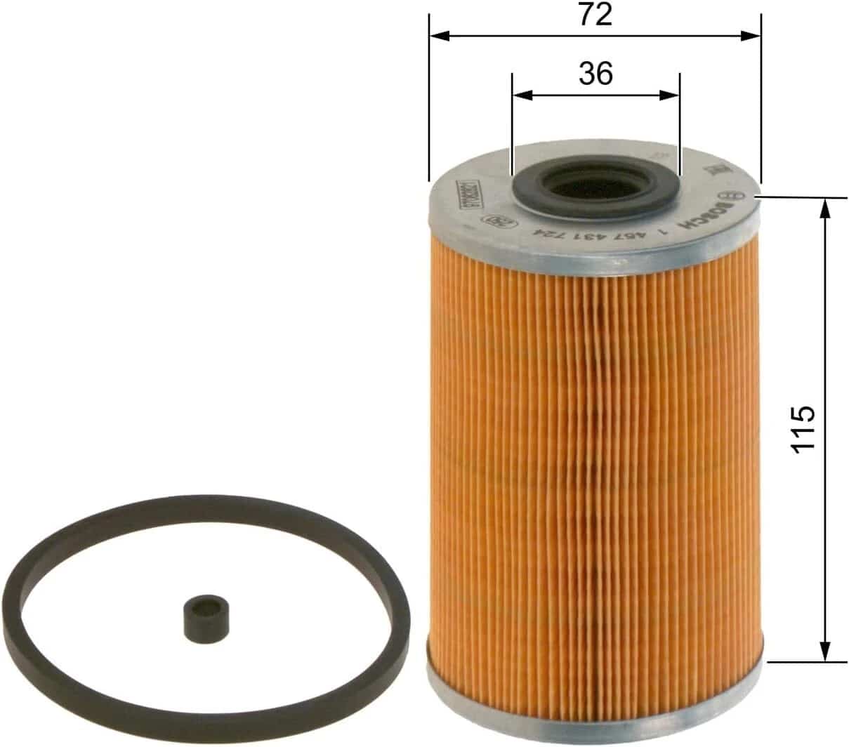 BOSCH Service Kit for Renault Trafic 1.9 2.0 2.5 dCi 2006–2015 – Oil Air & Fuel Filters - Bosch - S0103 N1724 P7014 image 4