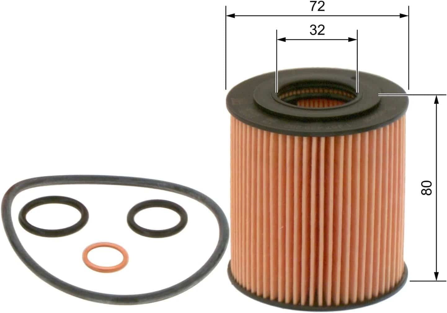 Genuine BOSCH 1457429262 P9262 Oil Filter for BMW E46 E81 E82 E85 E87 E88 E90 E91 E92 E93 N43B20A - Bosch - P9262 image 3