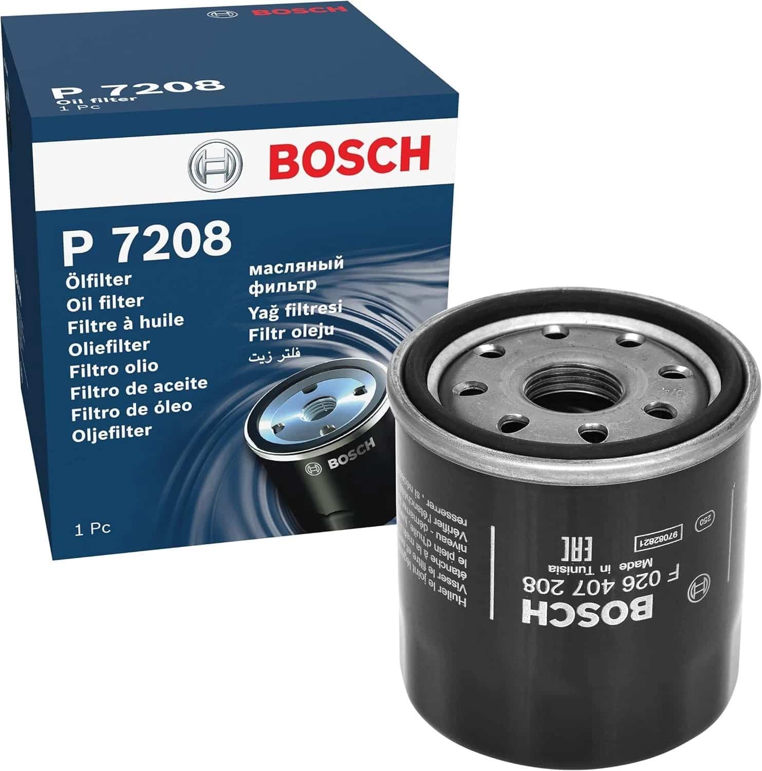 BOSCH Service Kit for Peugeot 107 1.0 Petrol – Air & Oil Filters + 3 Spark Plugs - Bosch - P7208 S3971 0242229797 x3 image 8