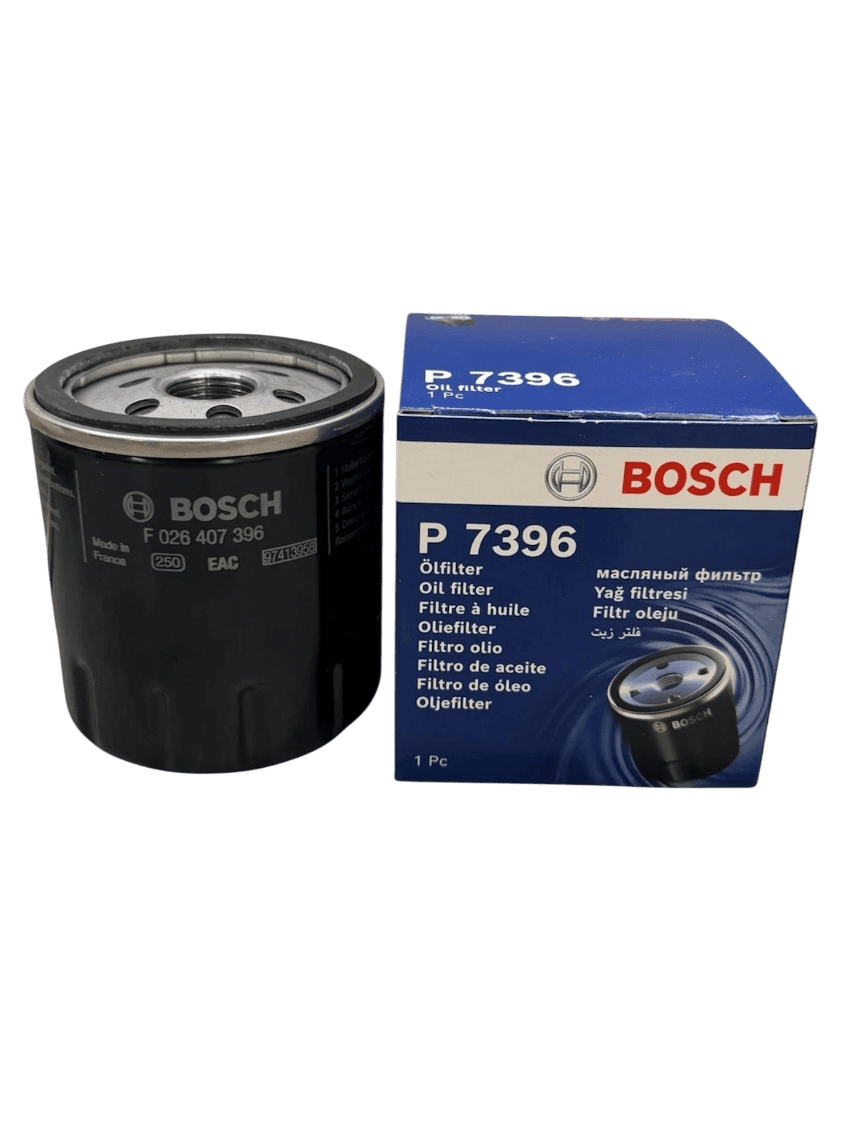 BOSCH F026407396 Oil Filter for Citroen Vauxhall Fiat Opel Peugeot – OE Quality - Bosch - P7396 image 1