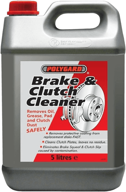 Polyguard Brake & Clutch Cleaner 5L – Removes Oil, Grease & Brake Dust - Polygard - 12200