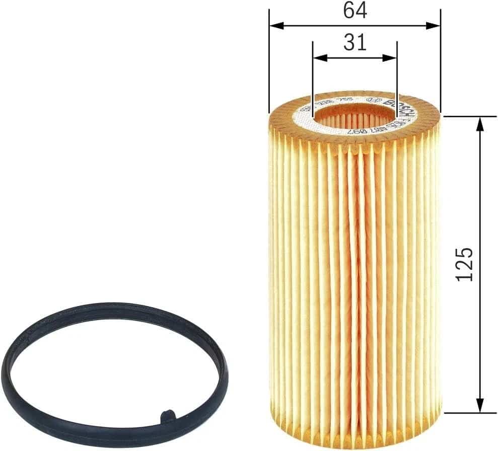 BOSCH F026407097 P7097 Oil Filter for Volvo XC60 D5 2.4 Diesel 2011–2017 - Bosch - P7097 image 2