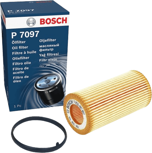 BOSCH F026407097 P7097 Oil Filter for Volvo XC60 D5 2.4 Diesel 2011–2017 - Bosch - P7097