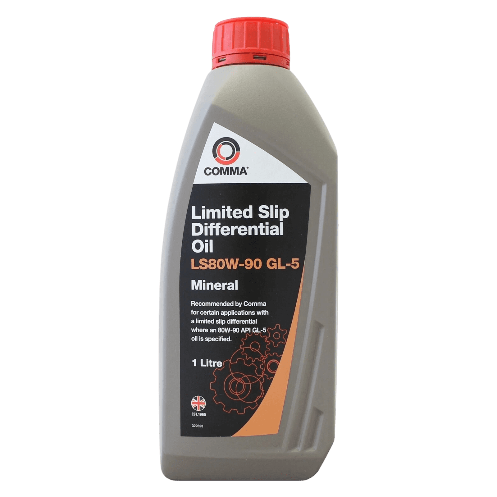 Comma LS 80W-90 1L LS80W901L – GL-5 Mineral Limited Slip Differential Gear Oil - Comma - LS80W901L