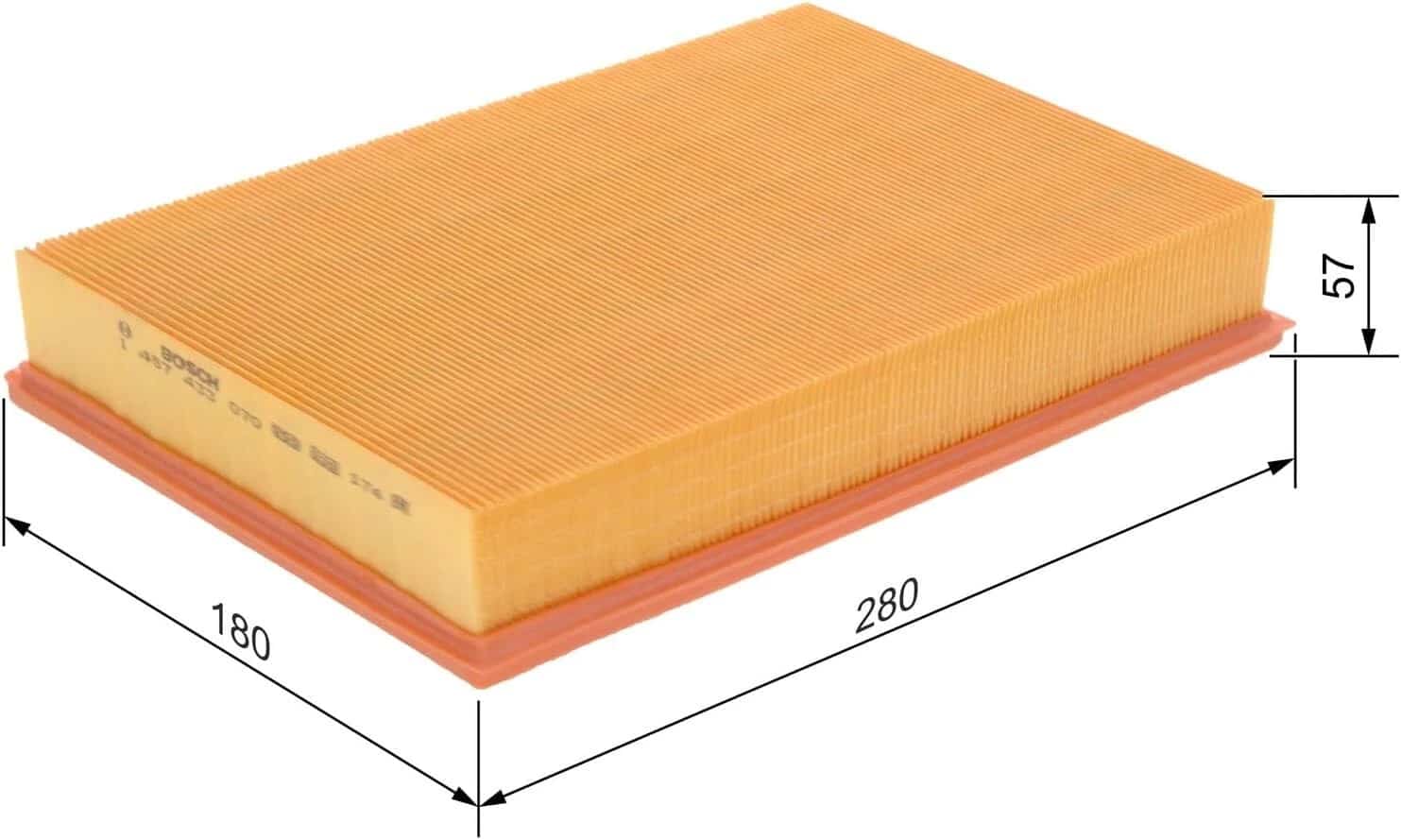 Air Filter Fits Ford Transit MK6 Mk7 Mk8 2.0 2.2 2.4 TDCI Bosch 1457433070 S3070 - Bosch - S3070 image 2