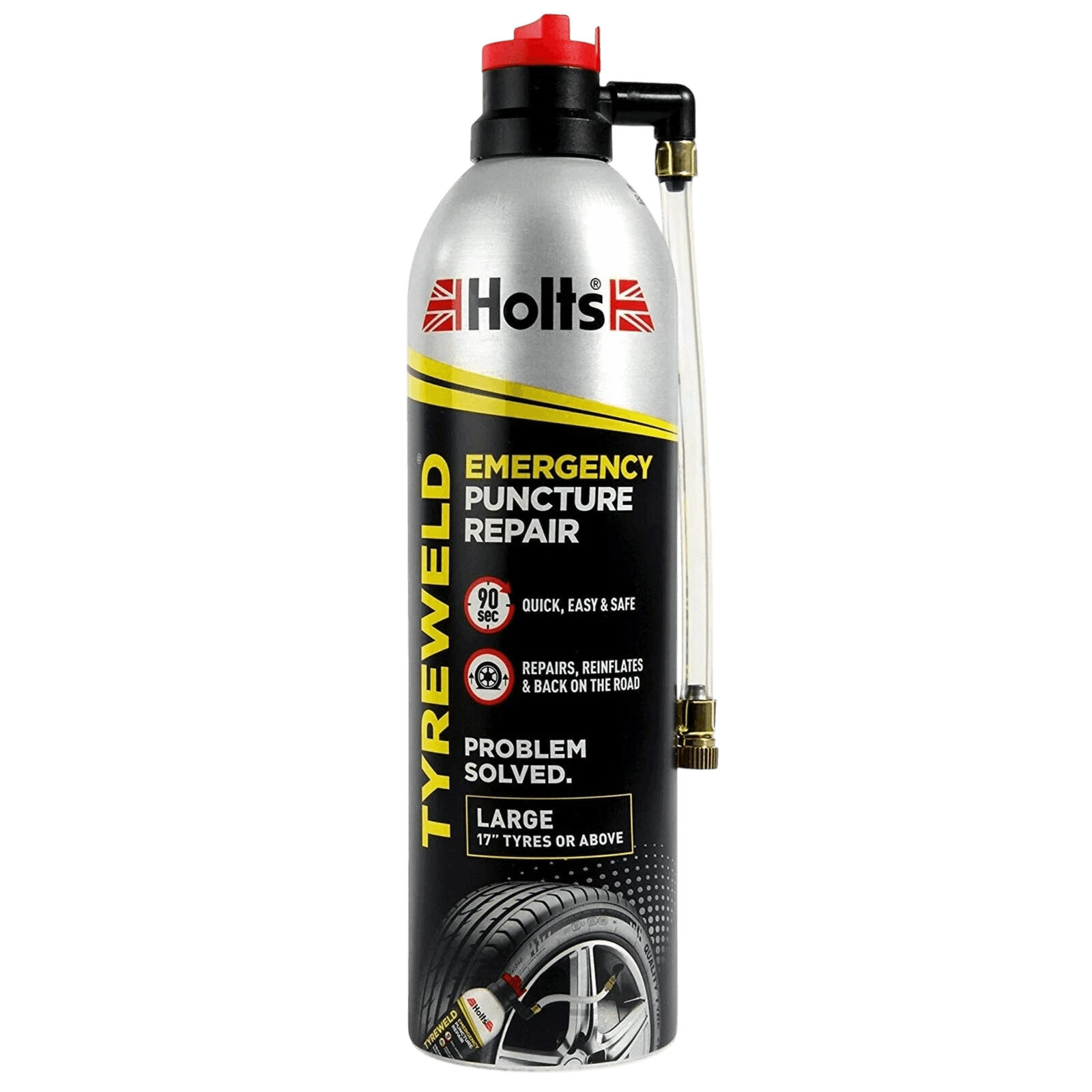 Holts Tyreweld HT4YA Emergency Tyre Puncture Repair & Inflator – Large Tyres 17"+ - Holts - HT4YA image 1