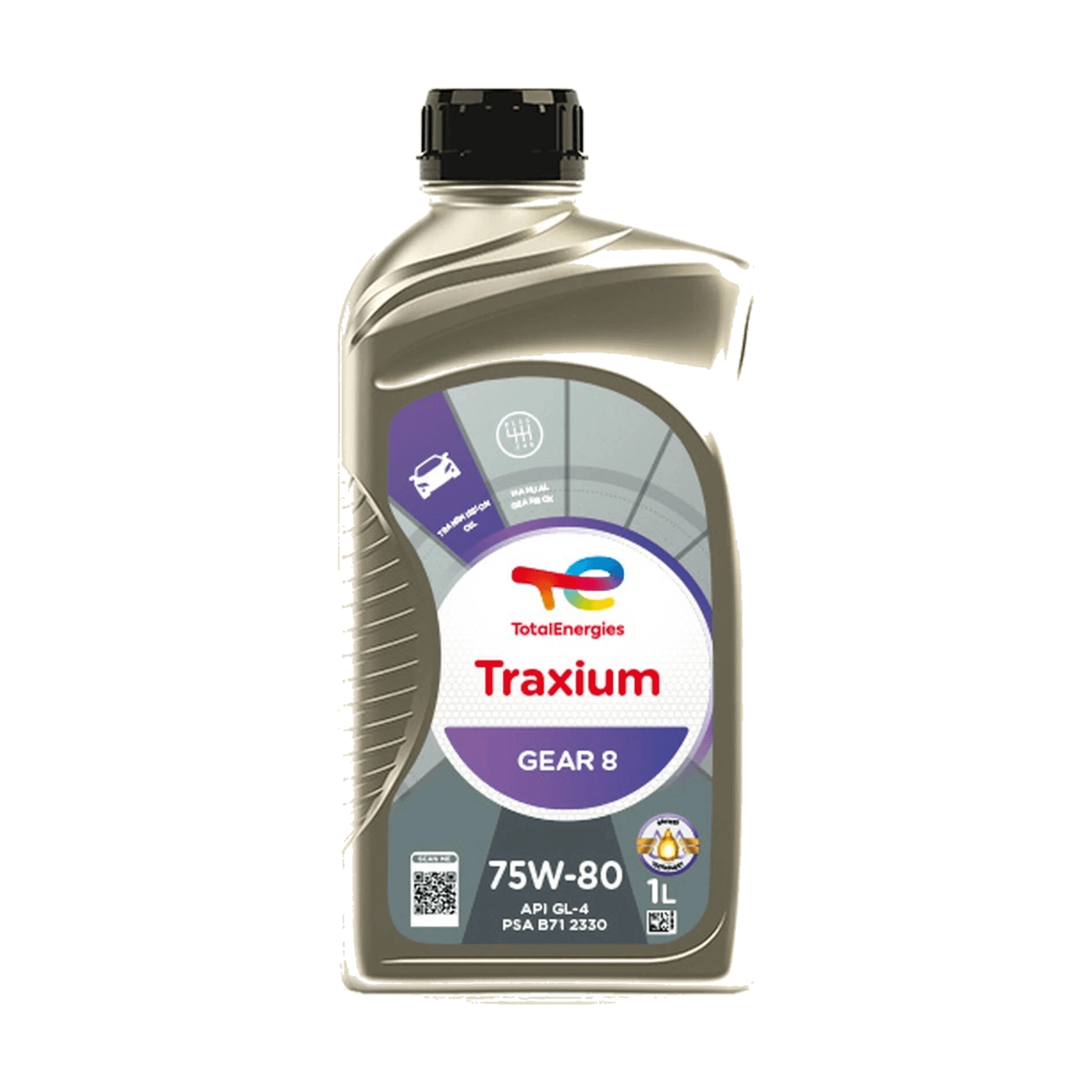 TotalEnergies Traxium Gear 8 75W-80 1L Manual Transmission Oil API GL-4 PSA B71 2330 - TotalEnergies - 214082 image 1