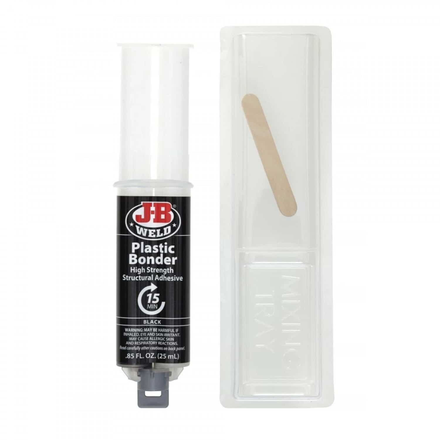 J-B Weld Plastic Bonder 50139 High Strength Structural Adhesive Black 25ml - J-B WELD - 50139 image 2