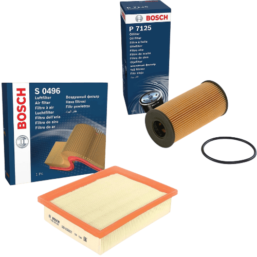 BOSCH Service Kit for Vauxhall Vivaro Renault Trafic 1.6 CDTi/dCi 2014–2020 – Oil & Air Filters - Bosch - S0496 P7125