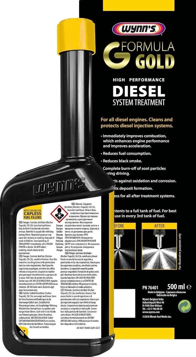Wynn’s Formula Gold Diesel Fuel System & Injector Cleaner 500ml 76401 – Powerful Diesel Treatment - Wynn`s - 76401 image 2