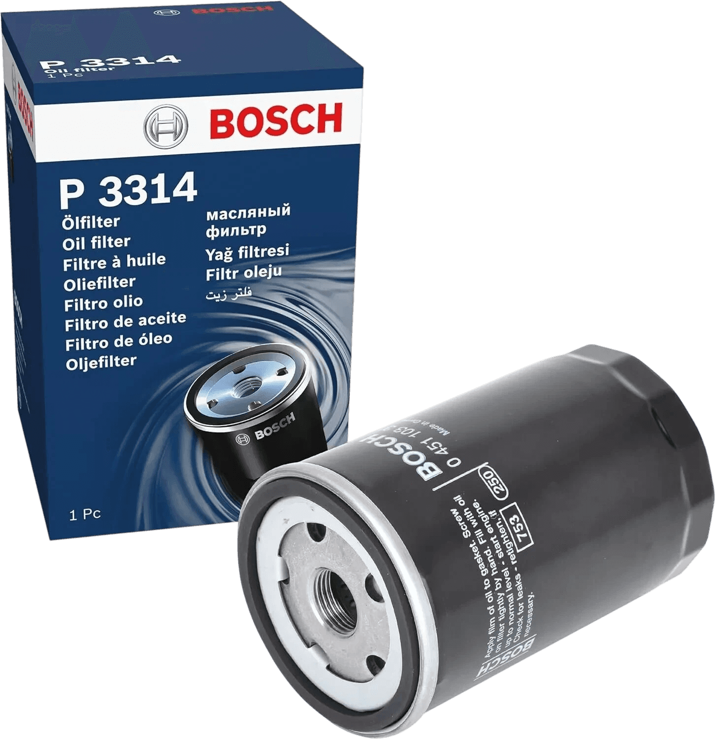 BOSCH 0451103314 P3314 Oil Filter – 06A115561B 06A115561D 06A115561E 034115561A – OE Quality - Bosch - P3314