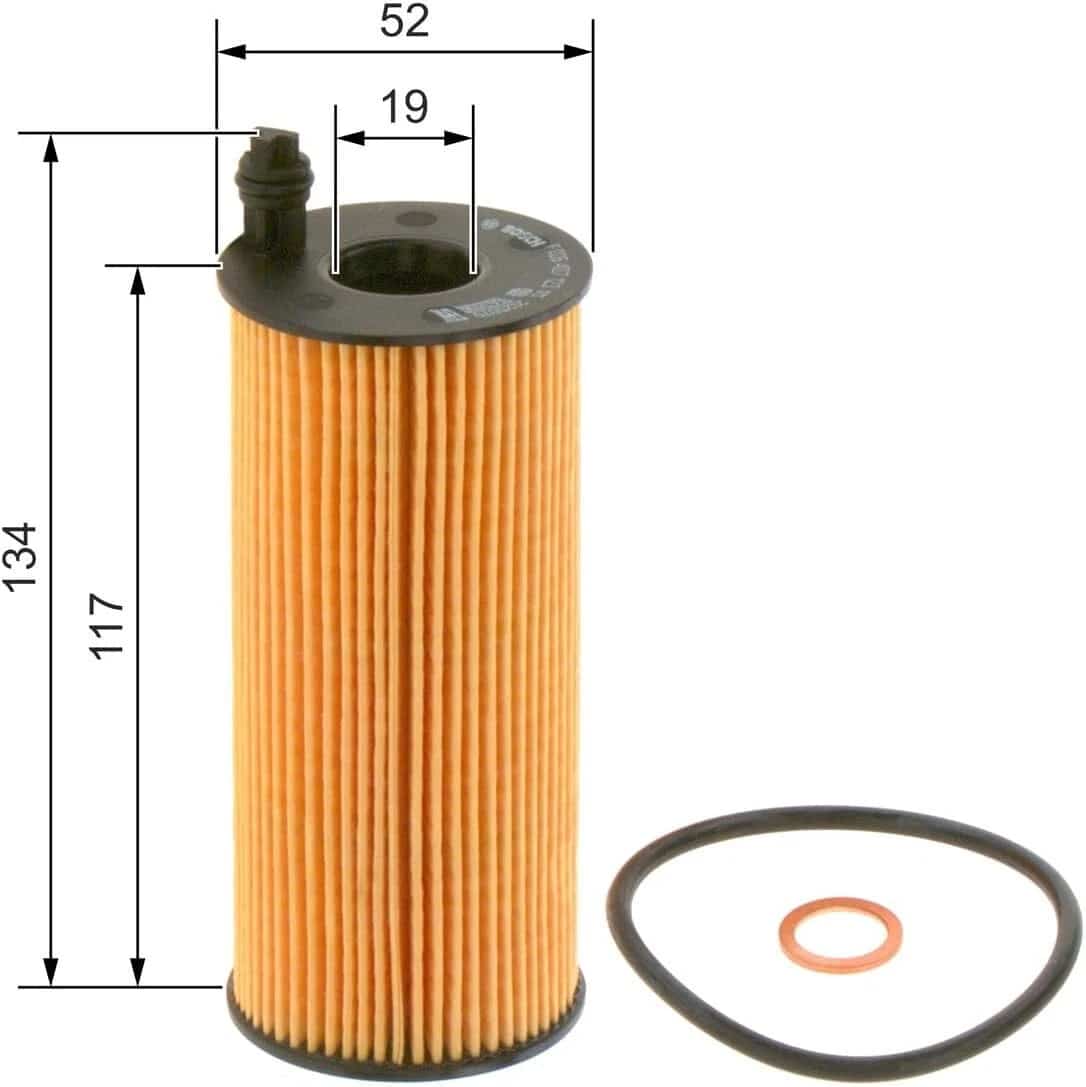 OIL FILTER OE BOSCH P7123 FOR BMW 320D 325D 330D 335D 418D 420D 425D 430D 435D - Bosch - P7123 image 5