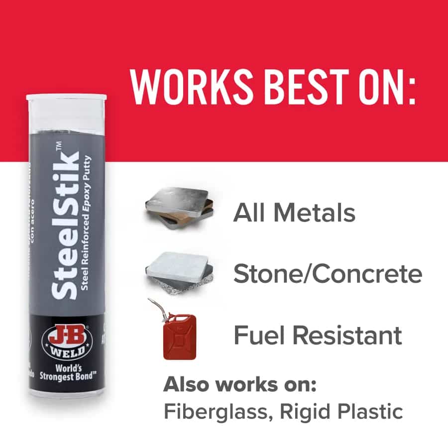 JB Weld SteelStik Steel Reinforced Epoxy Putty Stick 57g Metal Repair Compound - J-B WELD - 8267 image 7